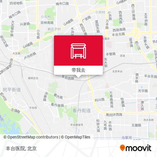 丰台医院地图