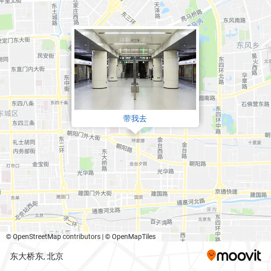 东大桥东地图