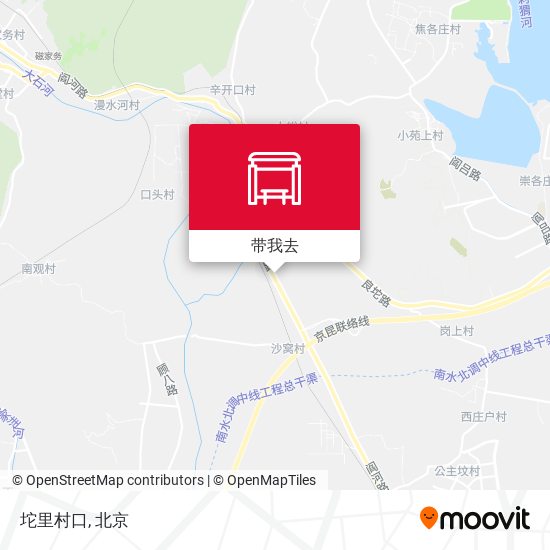 坨里村口地图