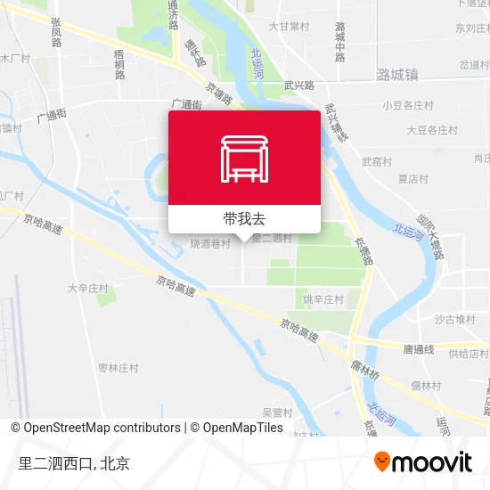 里二泗西口地图