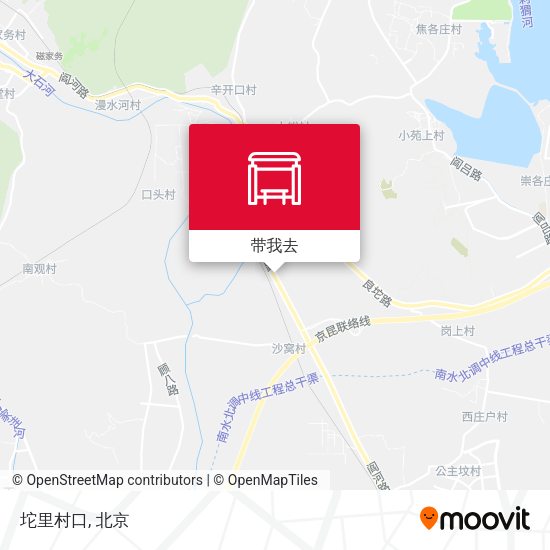 坨里村口地图