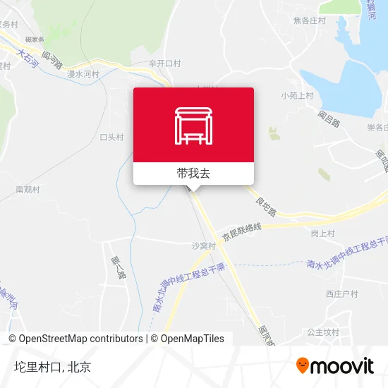 坨里村口地图