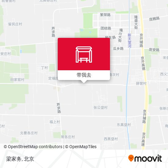 梁家务地图