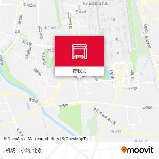 机场一小站地图