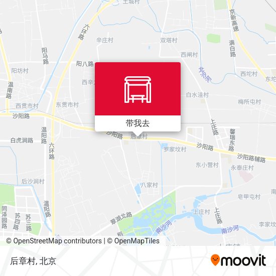 后章村地图