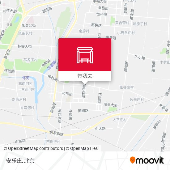 安乐庄地图
