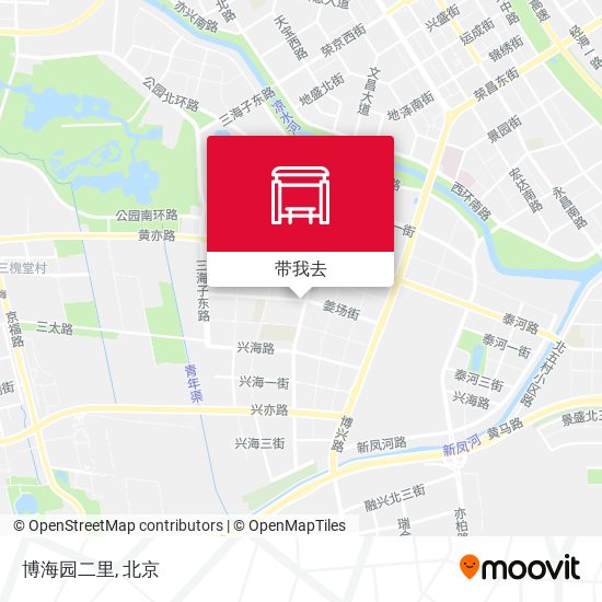 博海园二里地图