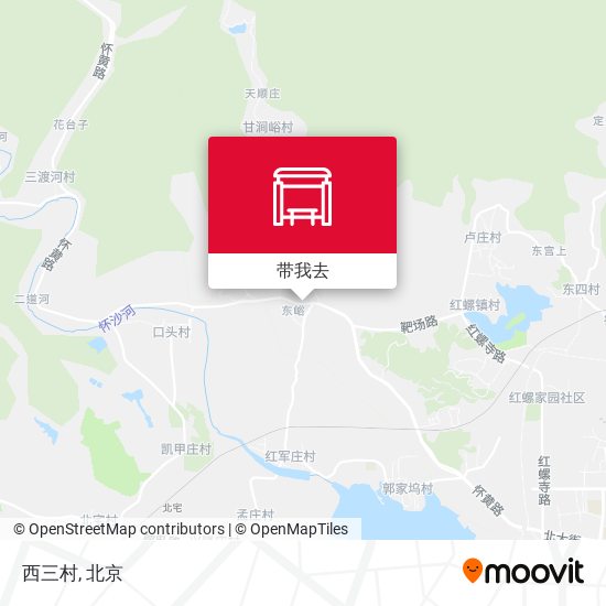 西三村地图