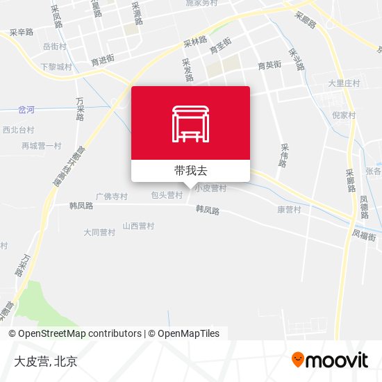 大皮营地图