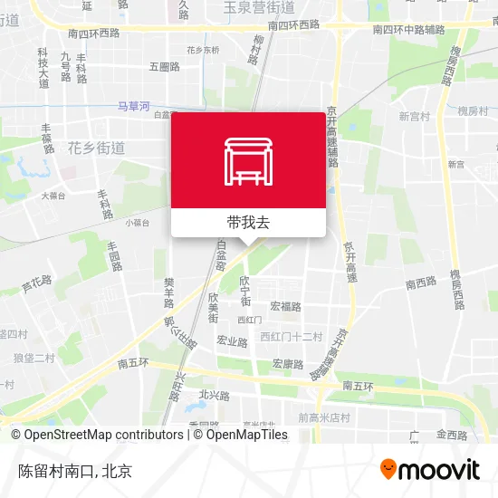 陈留村南口地图