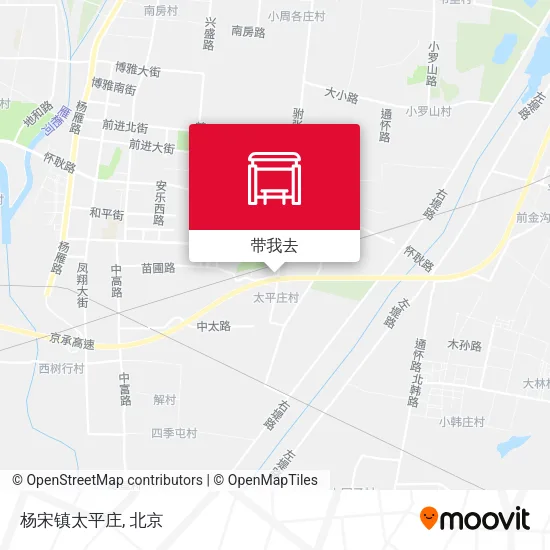 杨宋镇太平庄地图