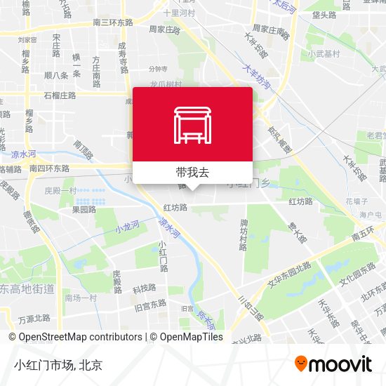 小红门市场地图