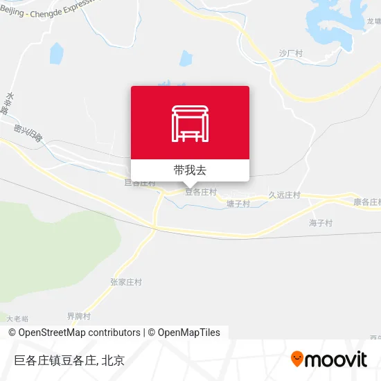 巨各庄镇豆各庄地图