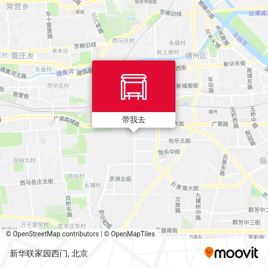 新华联家园西门地图