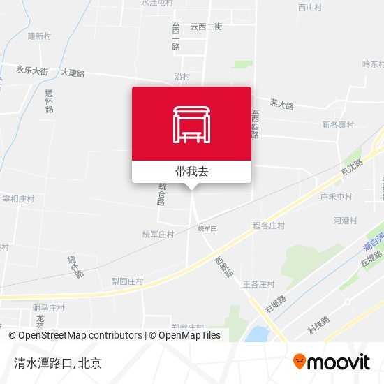 清水潭路口地图