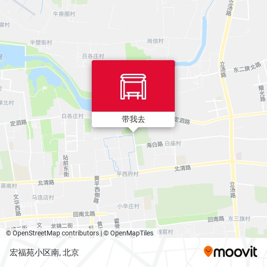 宏福苑小区南地图