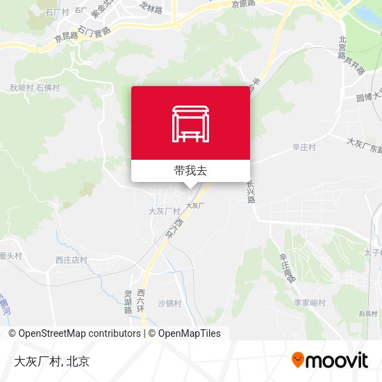 大灰厂村地图