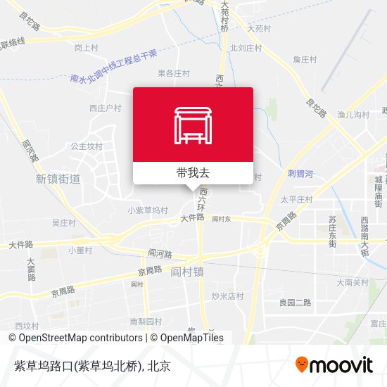 紫草坞路口(紫草坞北桥)地图