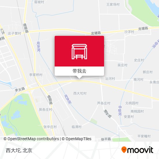 西大坨地图