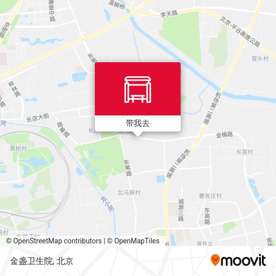 金盏卫生院地图