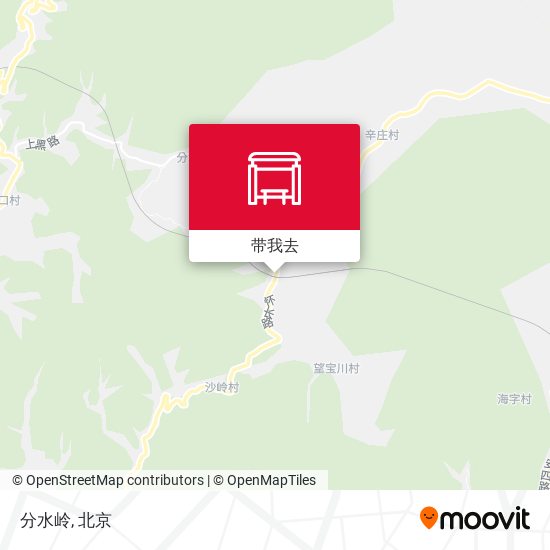 分水岭地图