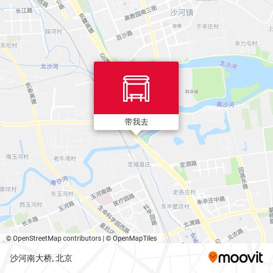 沙河南大桥地图