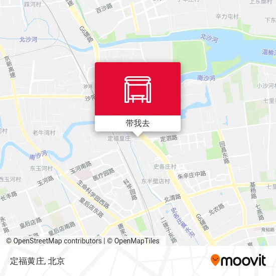 定福黄庄地图