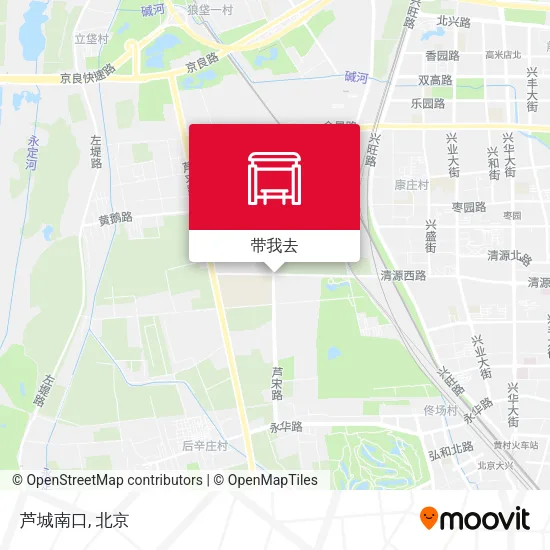 芦城南口地图