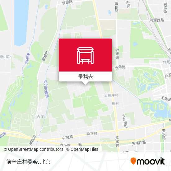 前辛庄村委会地图