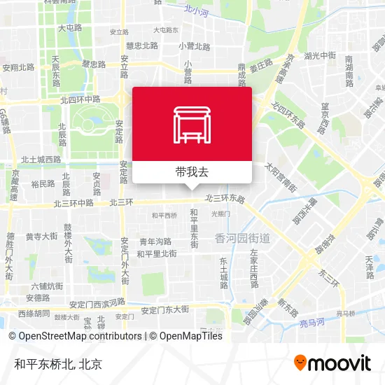 和平东桥北地图