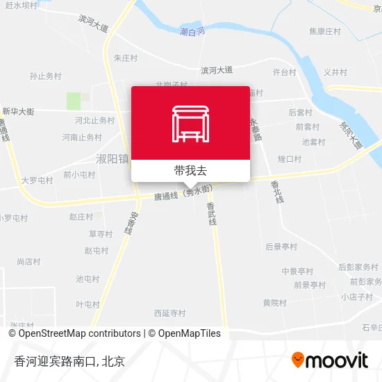 香河迎宾路南口地图