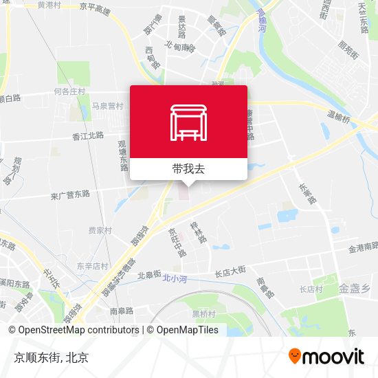 京顺东街地图