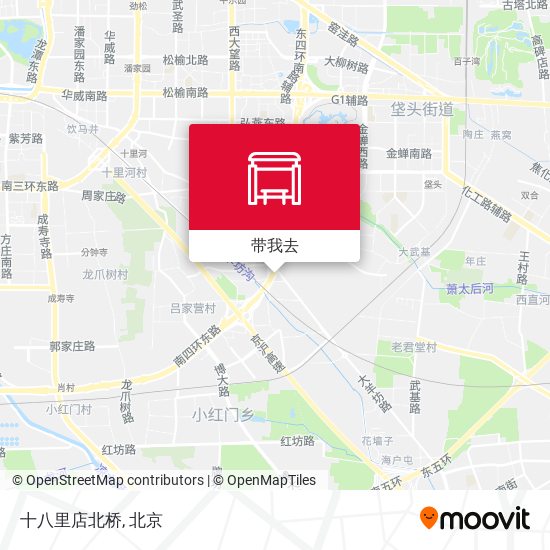 十八里店北桥地图