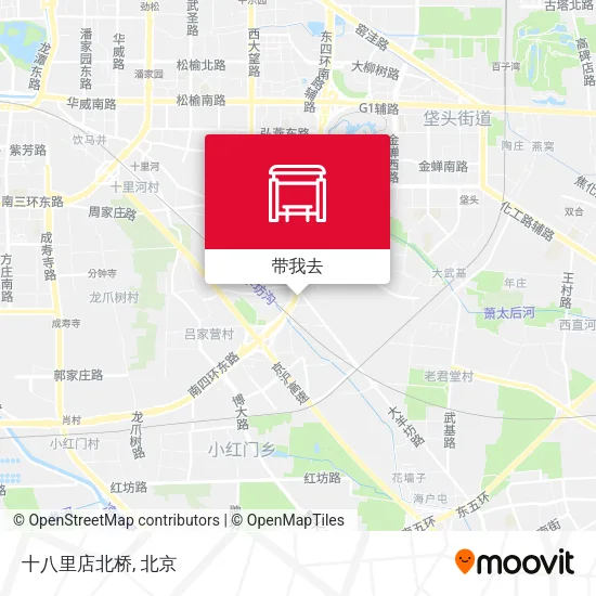 十八里店北桥地图