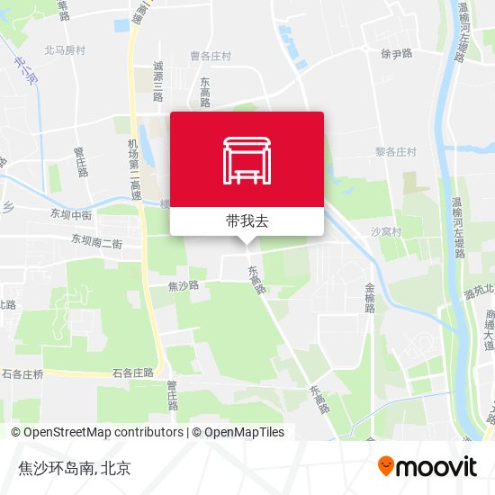 焦沙环岛南地图