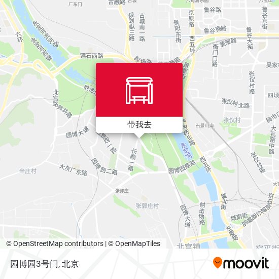 园博园3号门地图