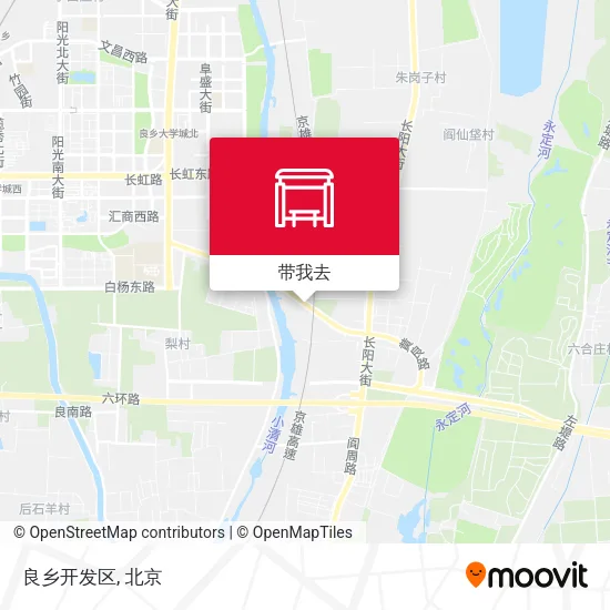 良乡开发区地图