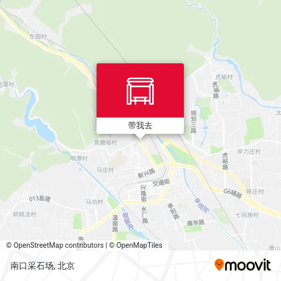 南口采石场地图