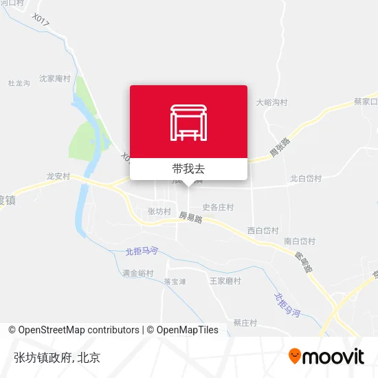 张坊镇政府地图