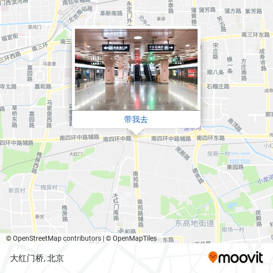 大红门桥地图