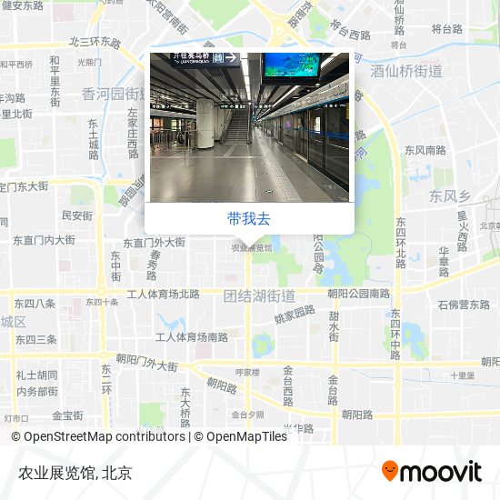 农业展览馆地图