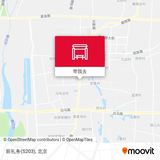 前礼务(S203)地图