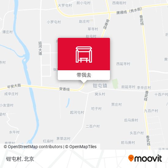 钳屯村地图