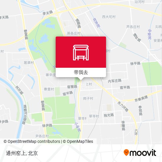 通州窑上地图