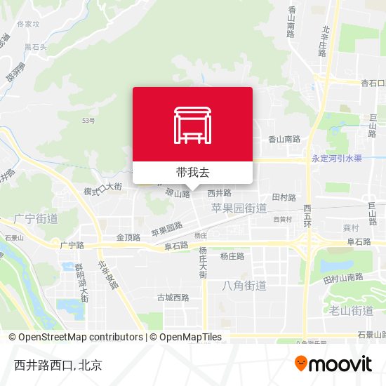 西井路西口地图