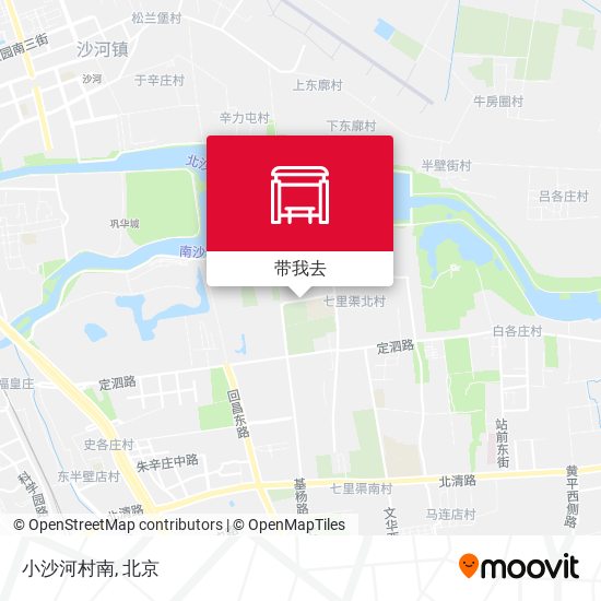 小沙河村南地图