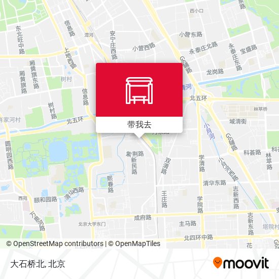 大石桥北地图