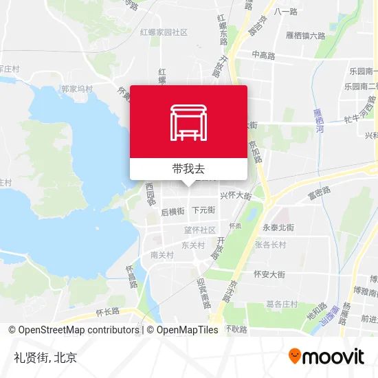 礼贤街地图