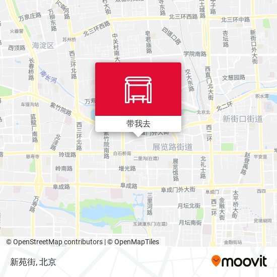 新苑街地图