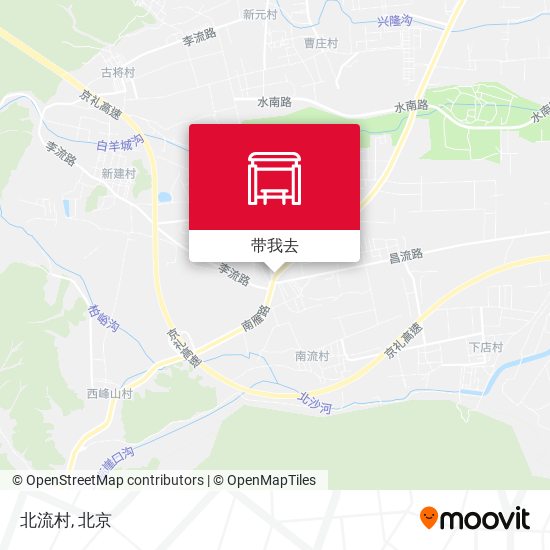 北流村地图